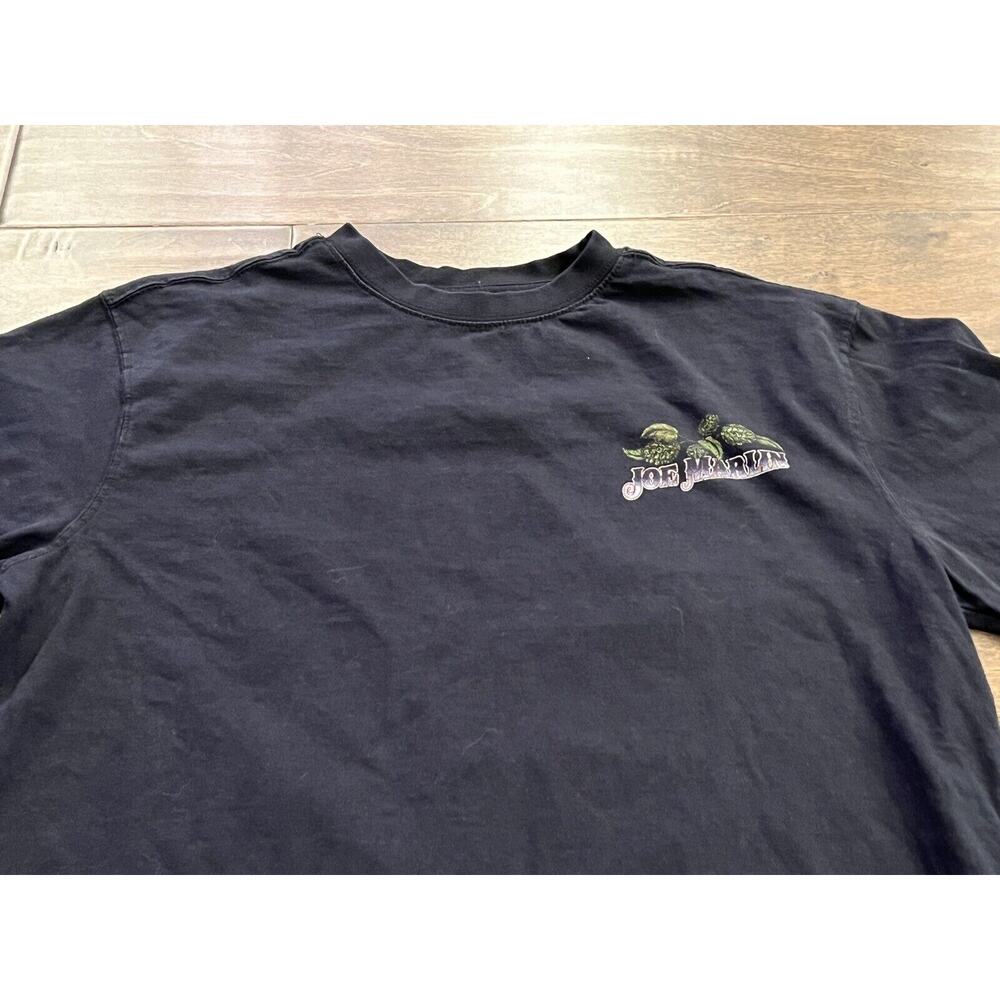 Joe Marlin Mens Black Brews Blues BBQS Short Sleeve T-shirt Size M MEDIUM - Picture 5 of 9